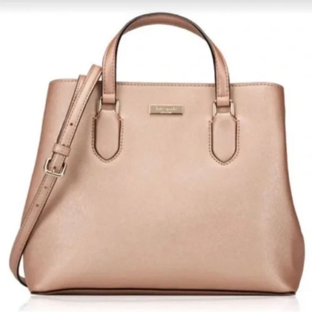 Kate Spade Laurel Way Evangelie Pink/Rose Gold Satchel